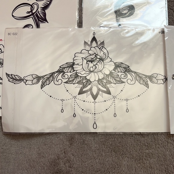 ‼️ Black Ink Temporary Tattoos - Picture 2 of 6